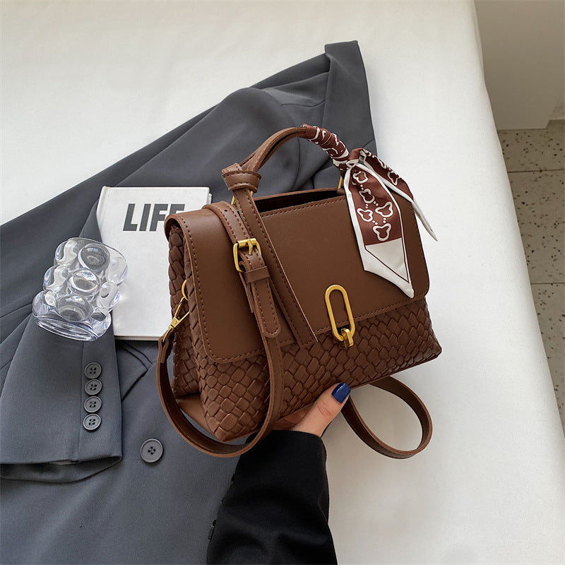 French Niche Small Square Commuting Shoulder Bag